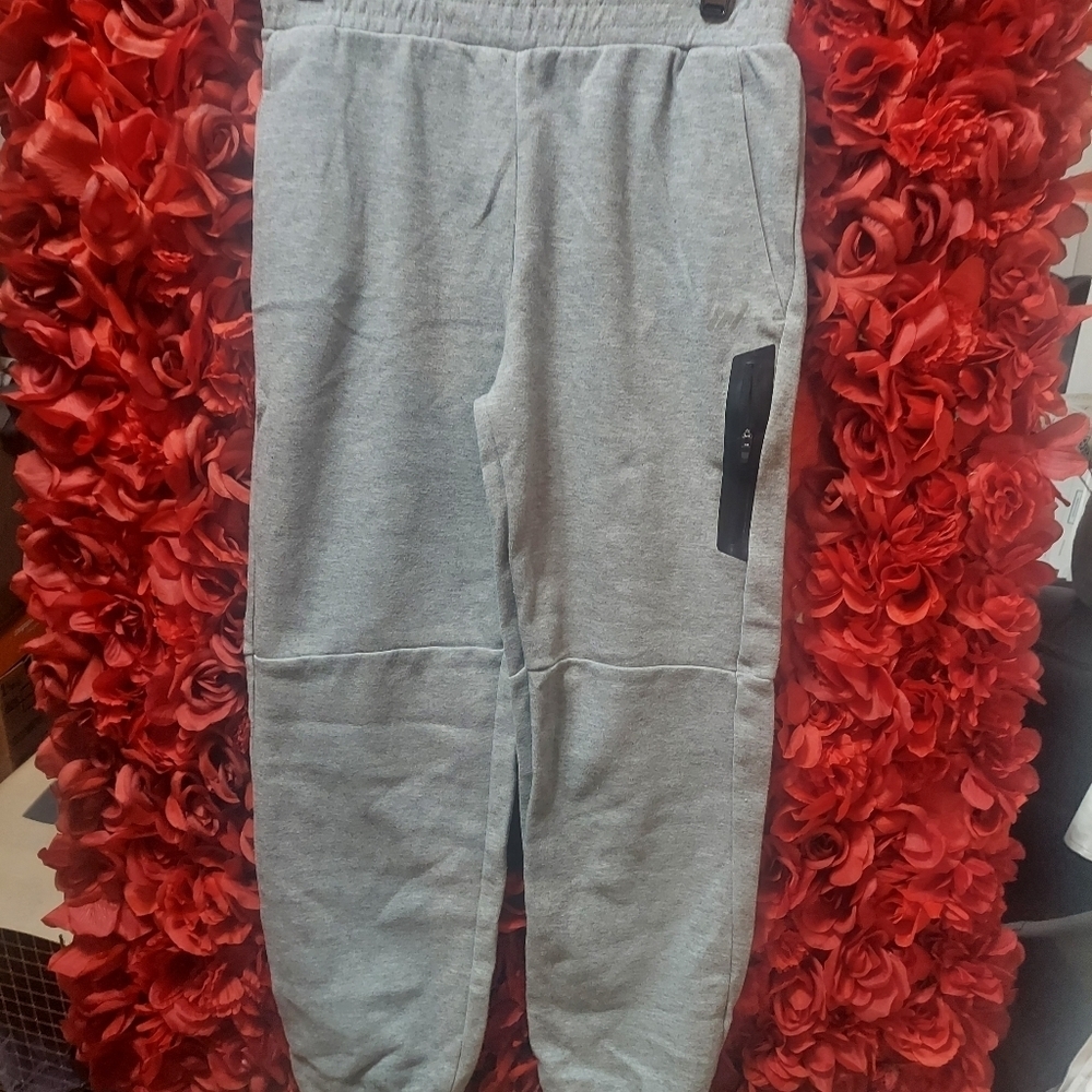 Girls Grey Sweatpants Size Large with Black detail on pockets